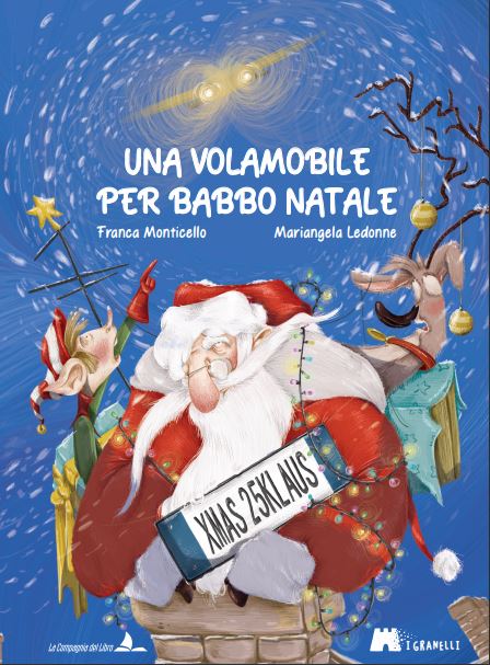 Copertina del libro Una volamobile per Babbo Natale di Franca Monticello